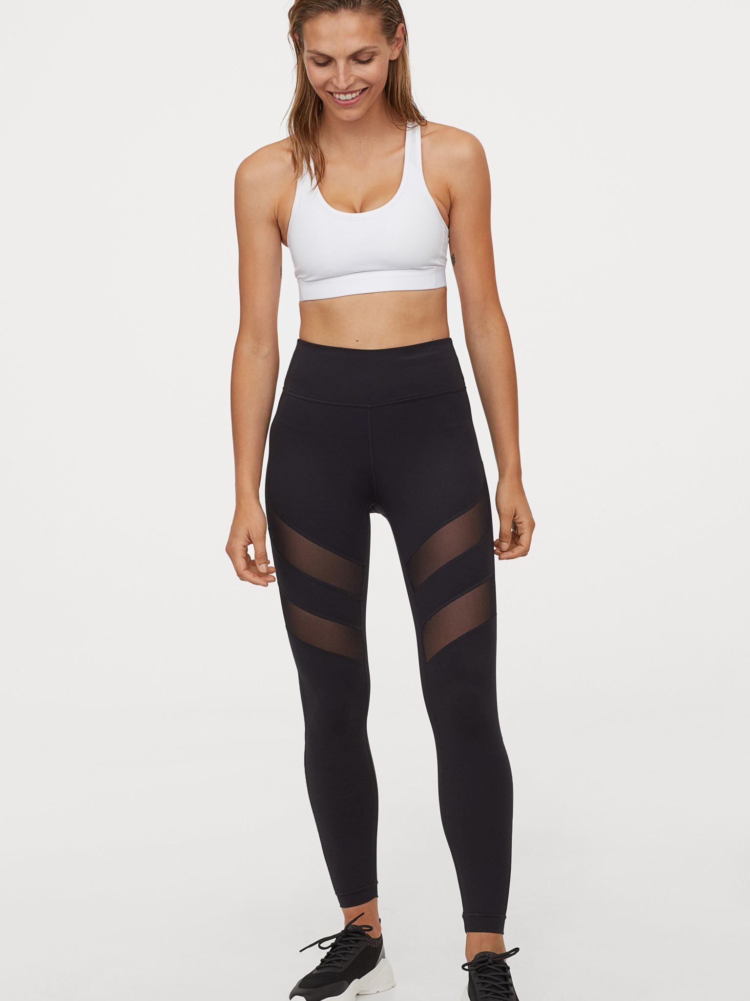 

Спортивные леггинсы H&M 910824a99 S Черные