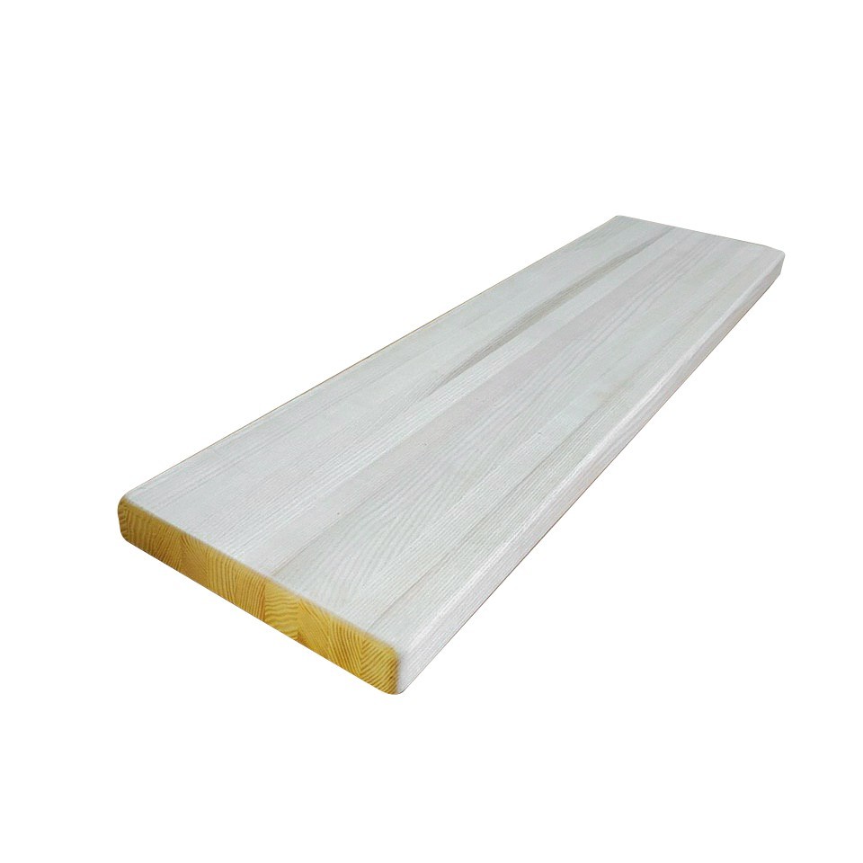 

Деревянная настенная полка ясень цельноламельный с скрытыми креплениями 250х40х1000