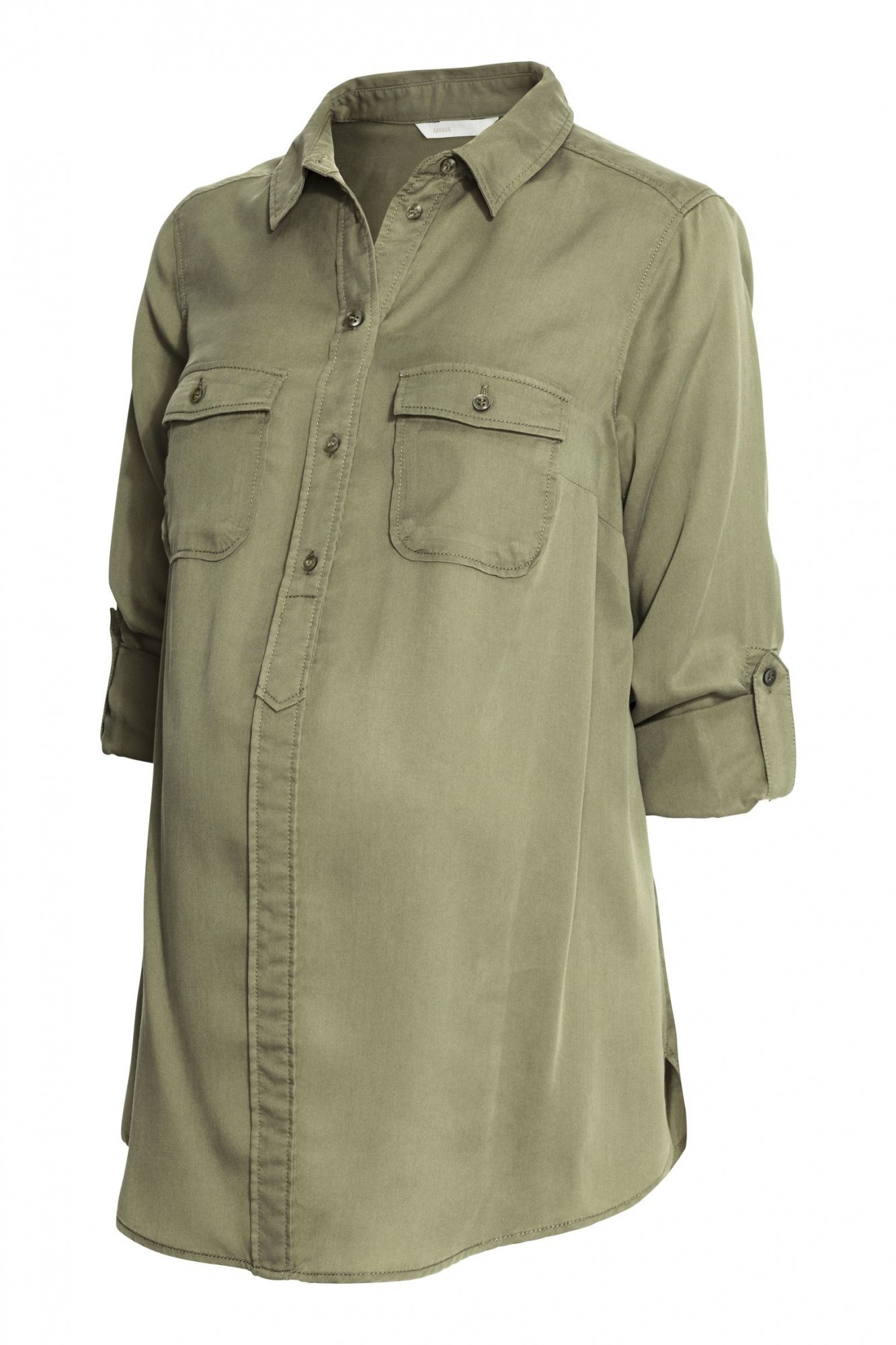 

Рубашка для беременных H&M M хаки 4516485sm
