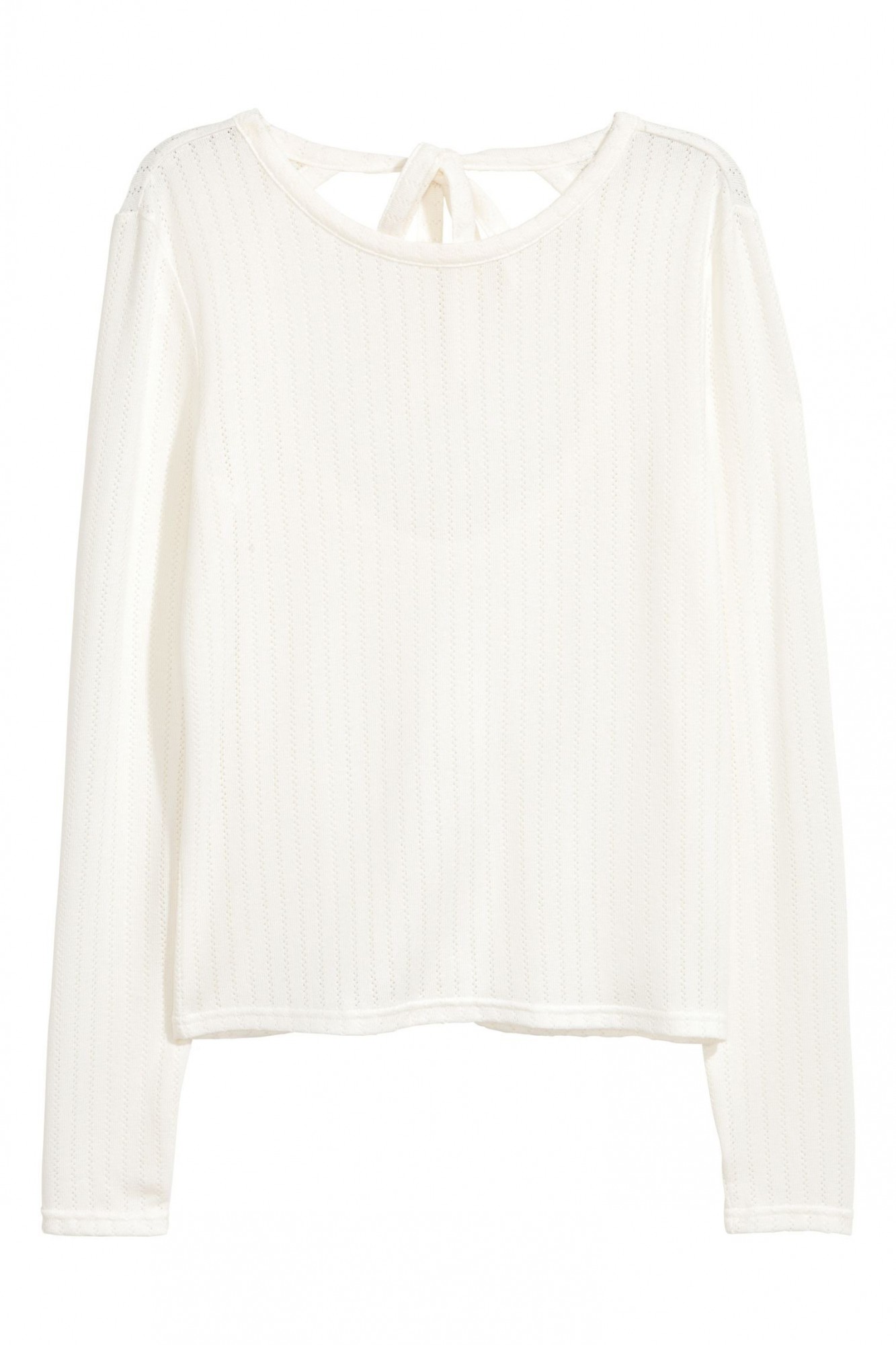 

Лонгслив H&M M молочный узор 4485635RP21