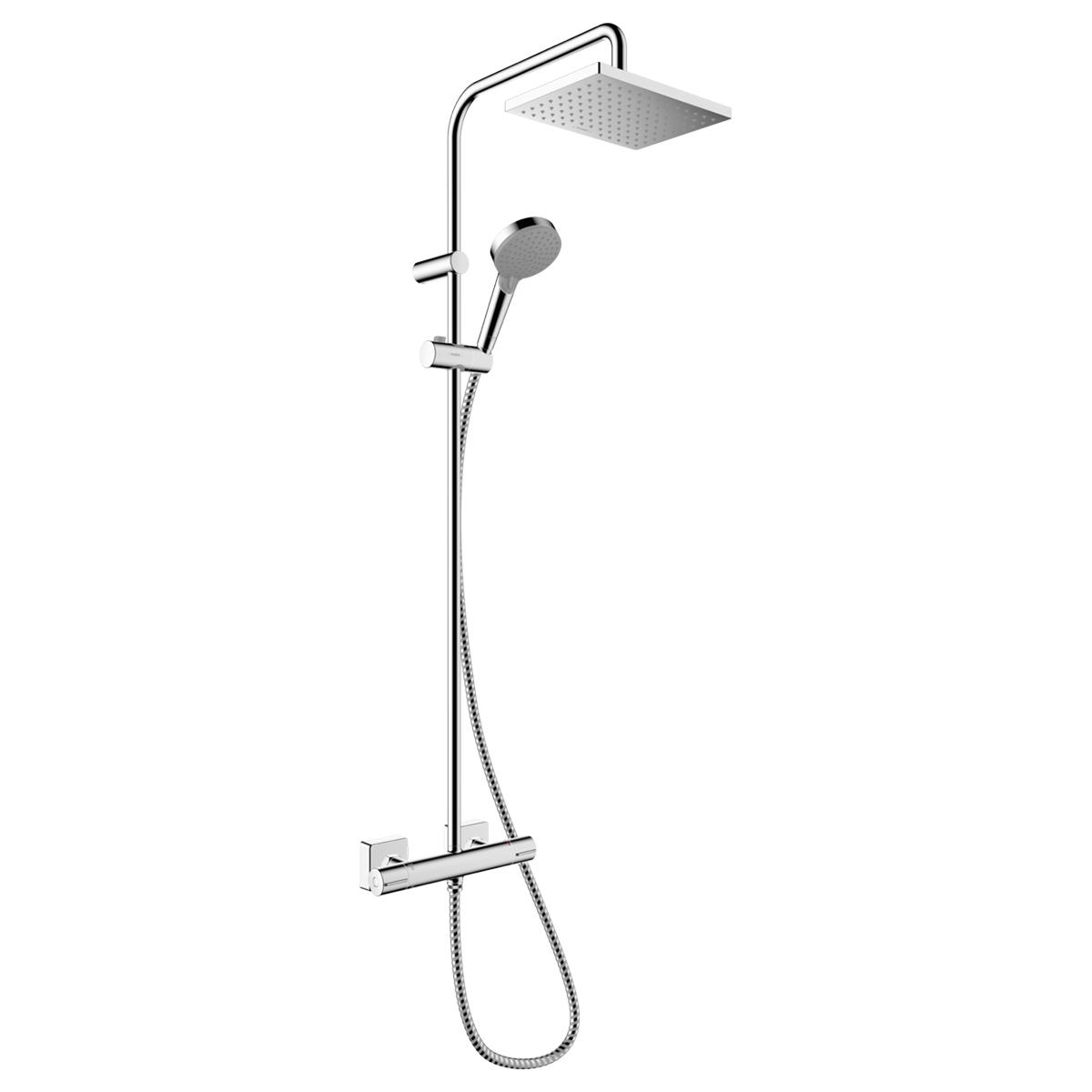 

VERNIS SHAPE душевая система Showerpipe 230 с термостатом, 1jet