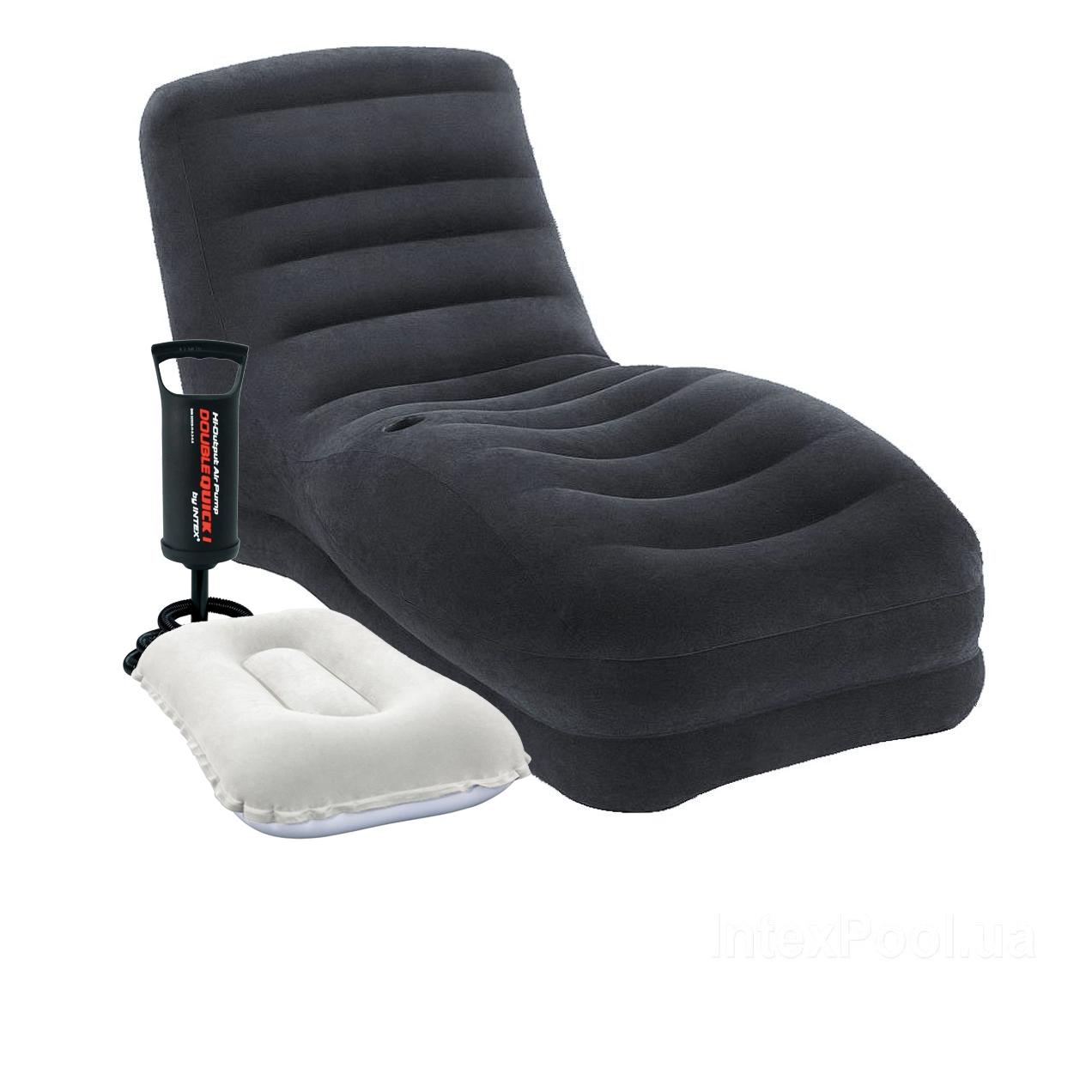 Надувное кресло шезлонг Intex 68595