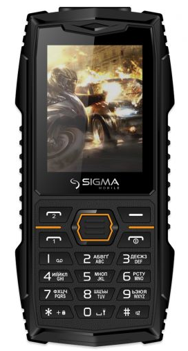 

Мобильный телефон Sigma mobile X-treme AZ68 Black/Orange