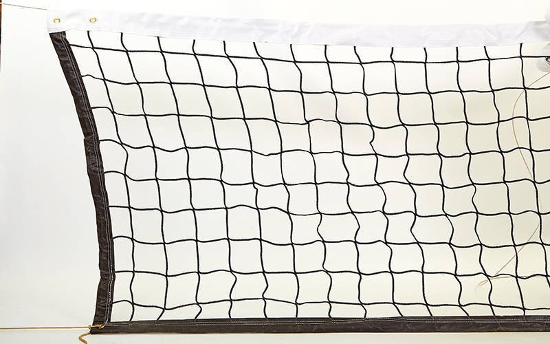 

Сетка для волейбола р-р 9,5x1м( 12x12см) с тросом(CS-8008)