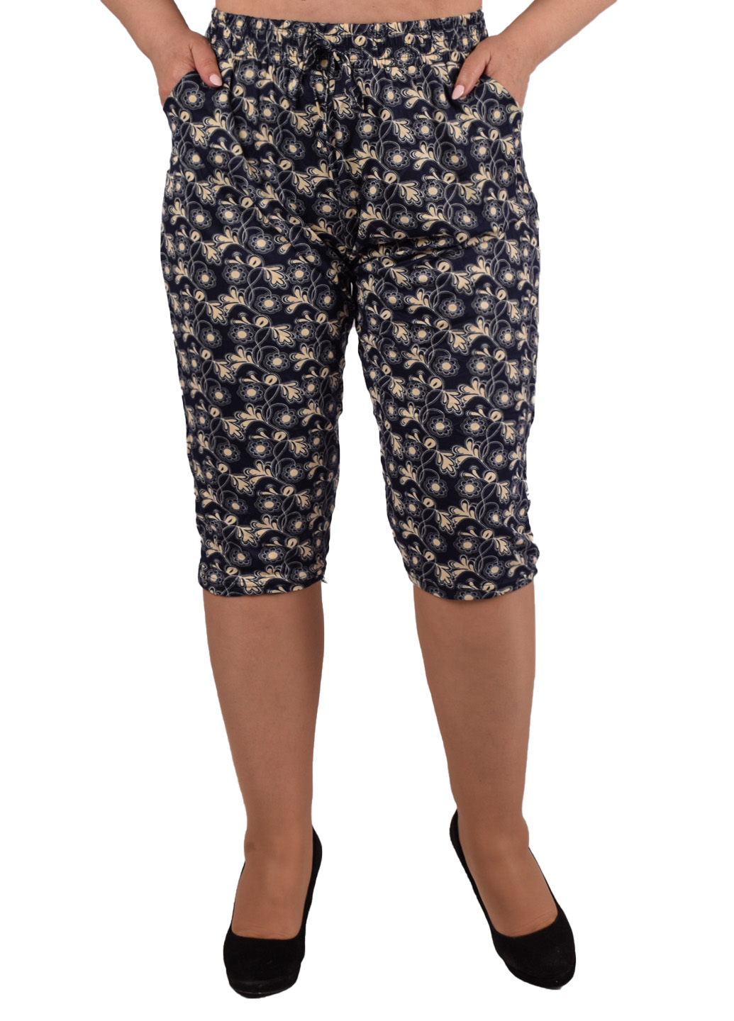 

Женские лёгкие капри Ласточка А2804-8. Размер 50-54.