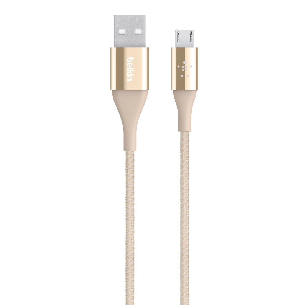 

Кабель Belkin DuraTek Mixit USB-A - MicroUSB, 2.4A, 1.2m, gold