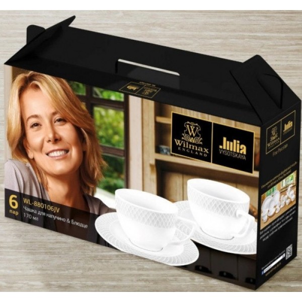 

Набор для капучино 12 пр Wilmax Julia Vysotskaya Color WL-880106-JV
