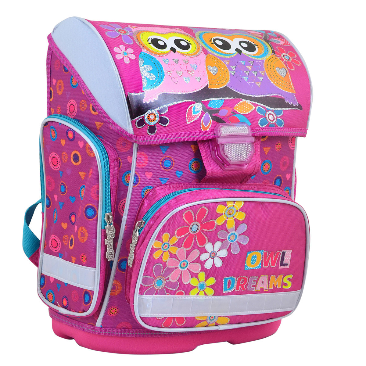 

Рюкзак школьный для девочки 6-10 лет каркасный 1 Вересня H-26 Owl, 40*30*16