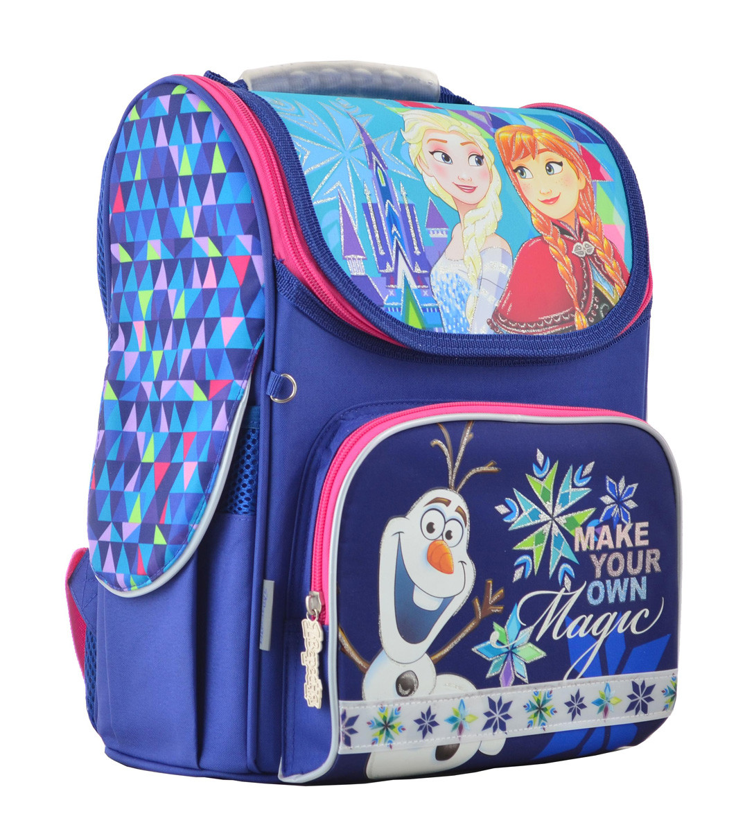 

Рюкзак школьный каркасный для девочки 6-9 лет 1 Вересня H-11 Frozen blue, 33.5*26*13.5