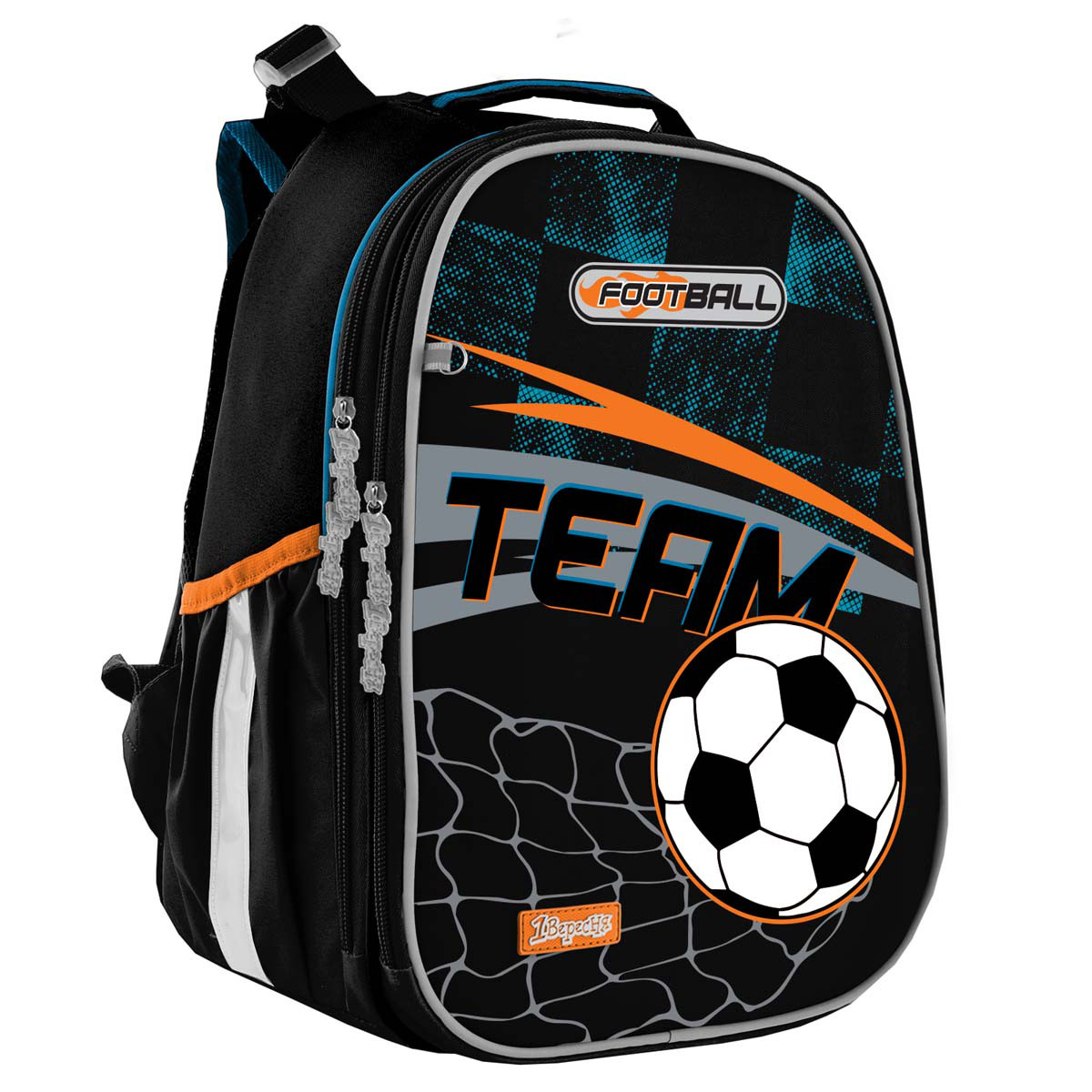 

Рюкзак школьный каркасный для мальчиков 6-9 лет 1Вересня Н-25 "Team football"