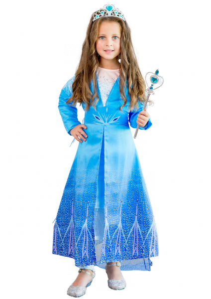 

Накидка Эльзы lux 6 лет (116 см) 3212-light blue голубой цвет