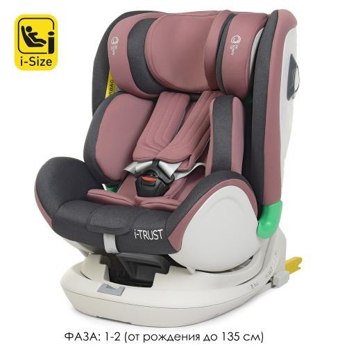 

Автокресло детское EL CAMINO, ME 1081 i-TRUST Pale Pink