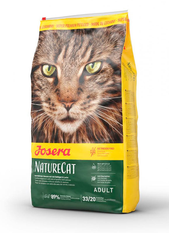 

Сухой беззерновой корм Josera NatureCat с лососем для котов 2 kg
