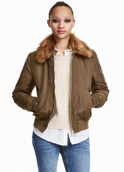 

Демисезонная куртка H&M S Коричневая (1095-243)