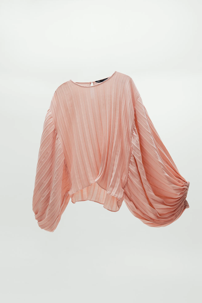 

Блуза Zara М персиковая (1203-323)