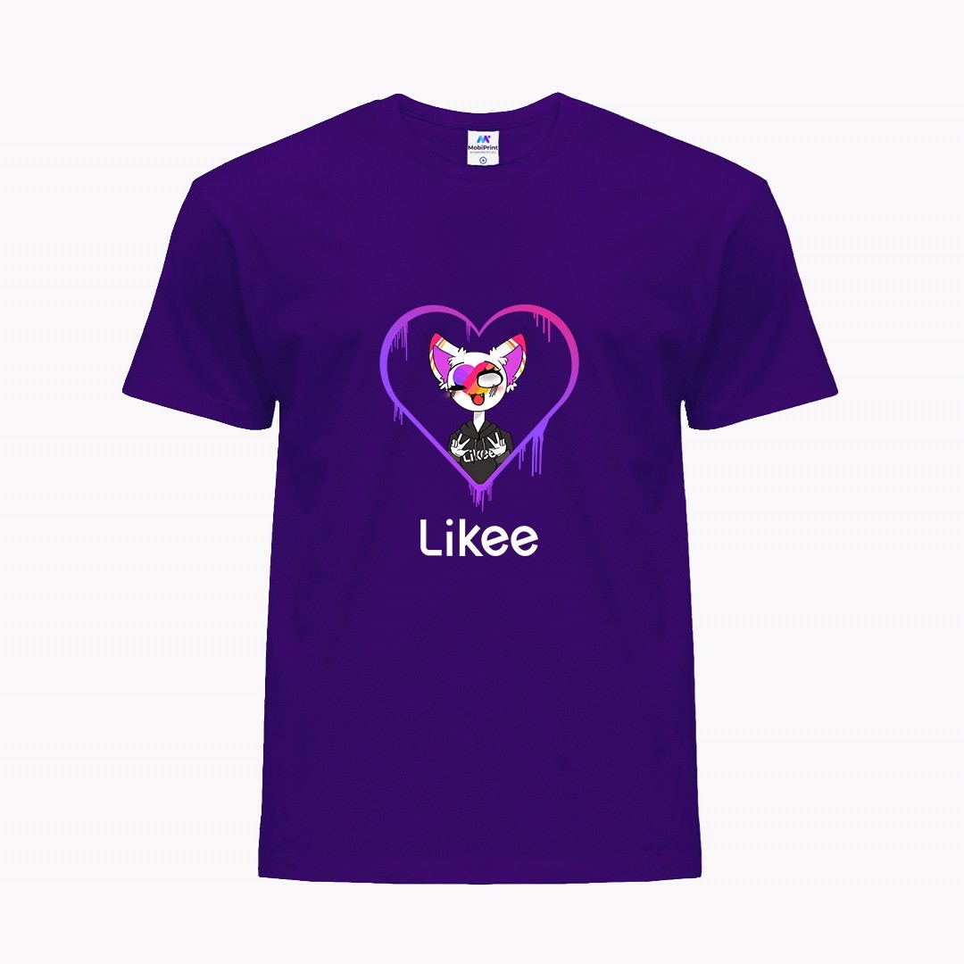 

Детская футболка Лайк Кот (Likee Cat) (25186-1038) 122-128 см Хлопок Розовый