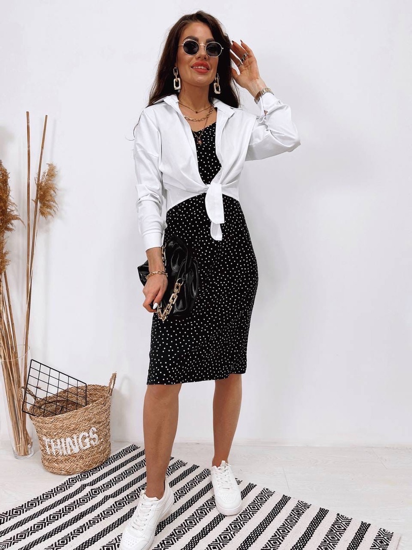 

Женский костюм двойка Le'Katrin 378-2XL Черный