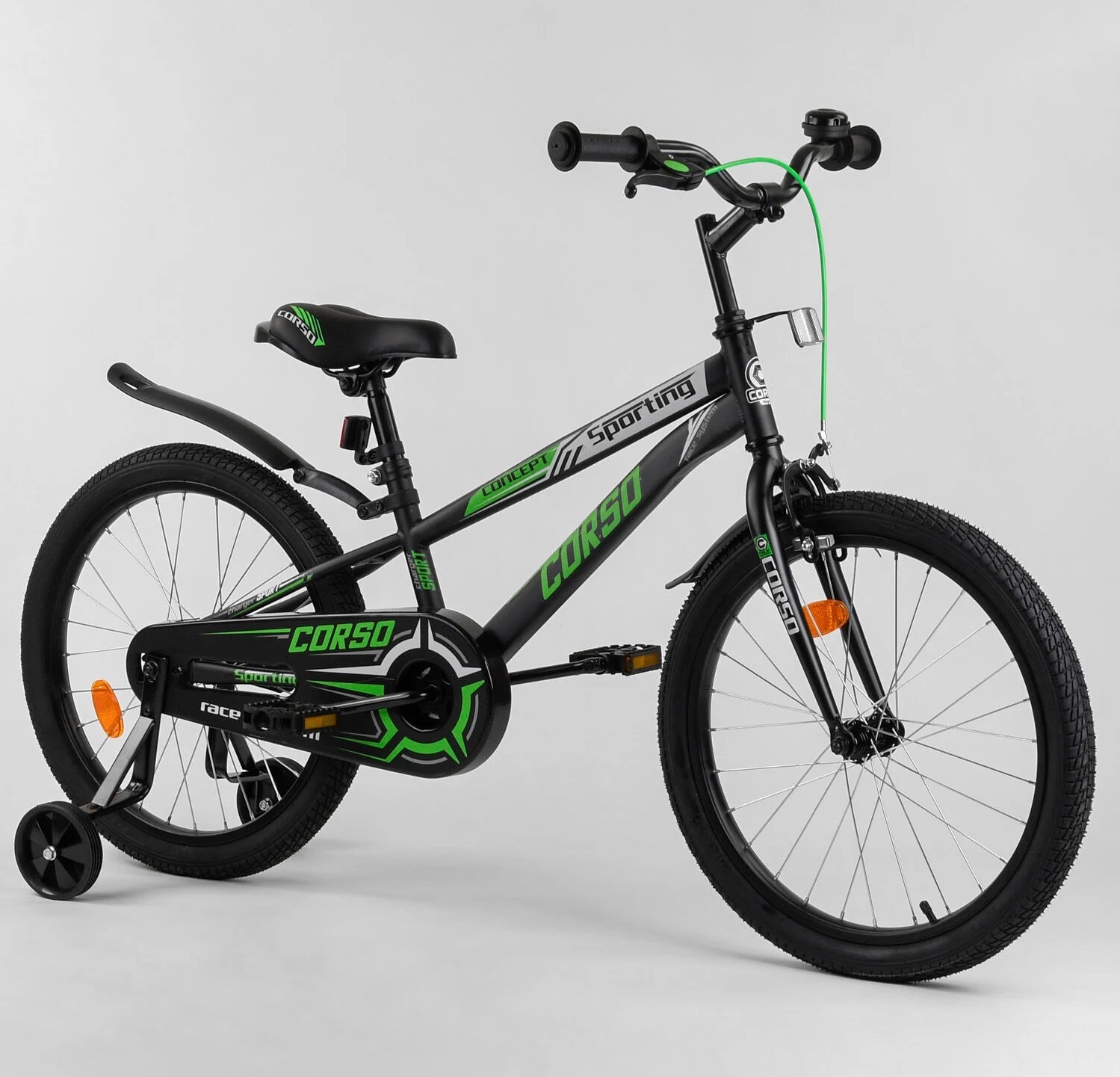 

Велосипед Corso 20" Sporting R-20715 Black / Green (R-20715)