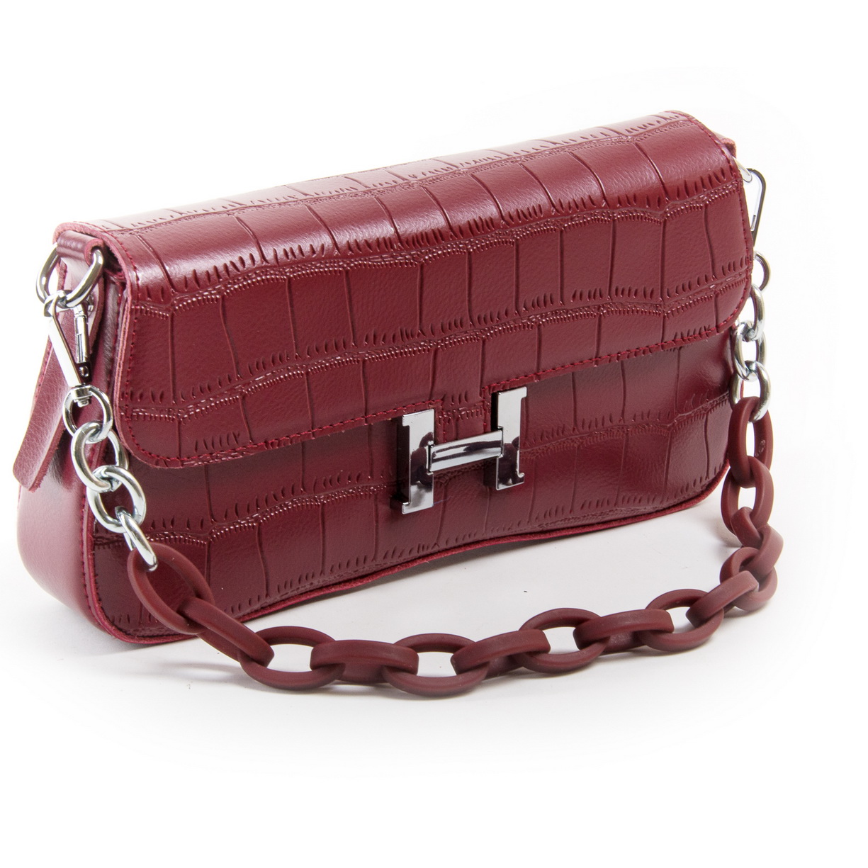 

Женская сумка из натуральной кожи ALEX RAI 1898 бордовый