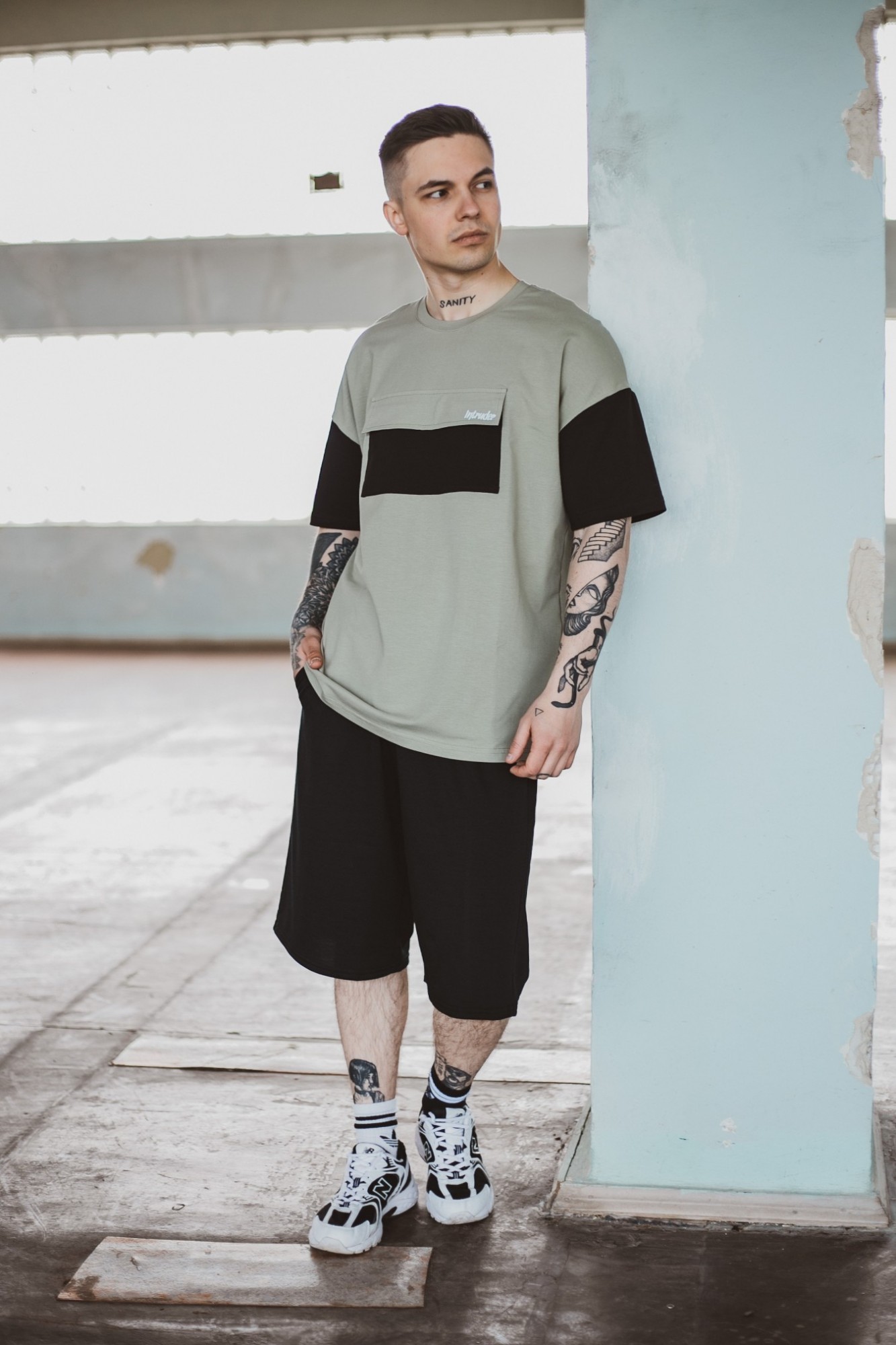 

Мужские шорты с футболкой Intruder, FreeDom оливковый с черным -M, Мужские шорты с футболкой Intruder, FreeDom оливковый с черным S-M