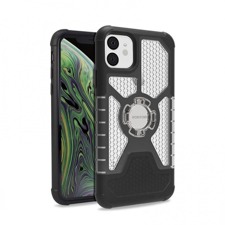 

Чехол противоударный ROKFORM для iPhone 11 - Crystal Wireless - Black 306121P