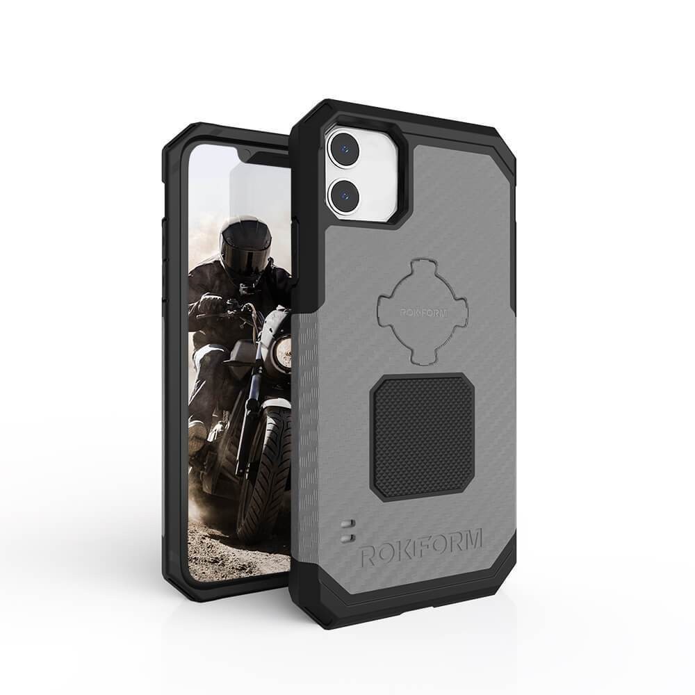 

Чехол противоударный ROKFORM для iPhone 11 Rugged - Gun Metal 306743P