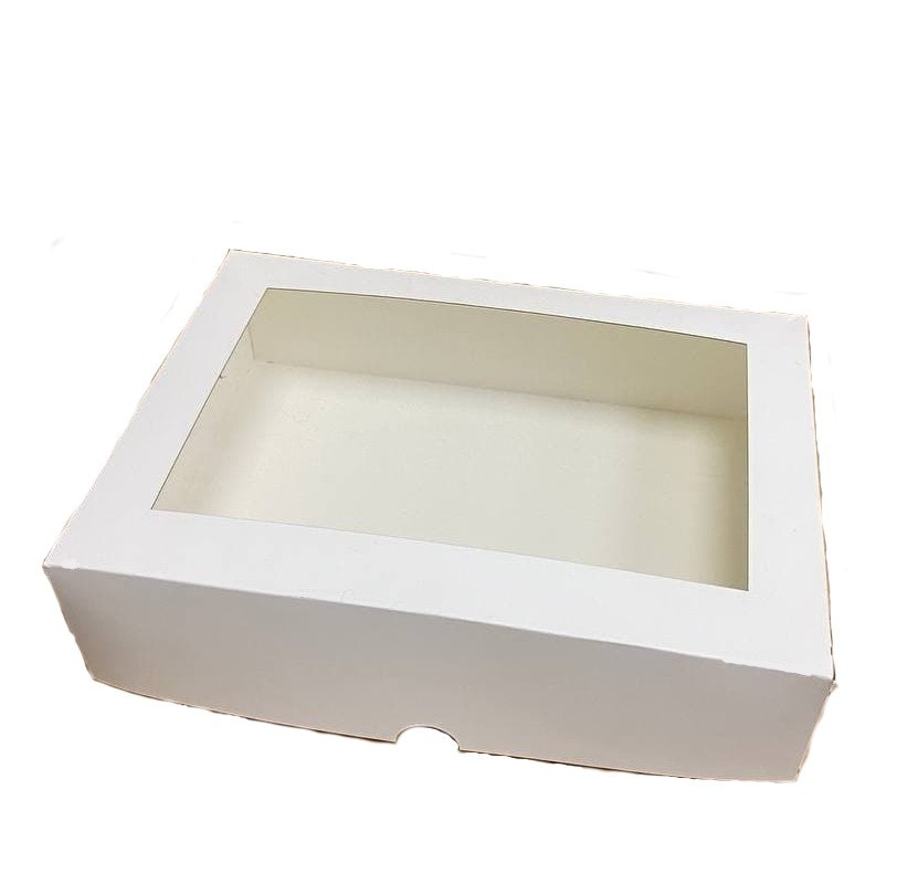 

Коробка с окном для эклеров и десертов SD pack 225х150х60 мм белая 100 шт