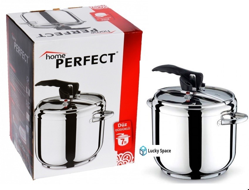 

Кастрюля скороварка Home Perfect 7 л нержавеющая сталь с индукцией