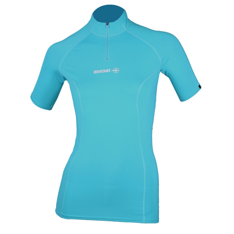 

Футболка Beuchat Rash Guard Atoll женская бирюзовая Бирюзовый S