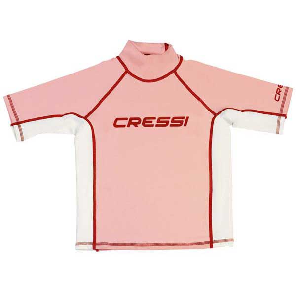 

Футболка детская Cressi sub Rash Guard Short бело-розовая Бело-розовый 8/9 лет