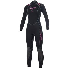 

Гидрокостюм Bare Sport Full Lady 5mm женский черно-розовый Черно-розовый 14