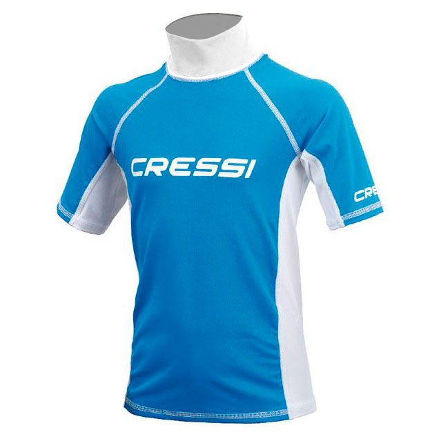 

Футболка детская Cressi sub Rash Guard Short бело-голубая Бело-голубой 8/9 лет