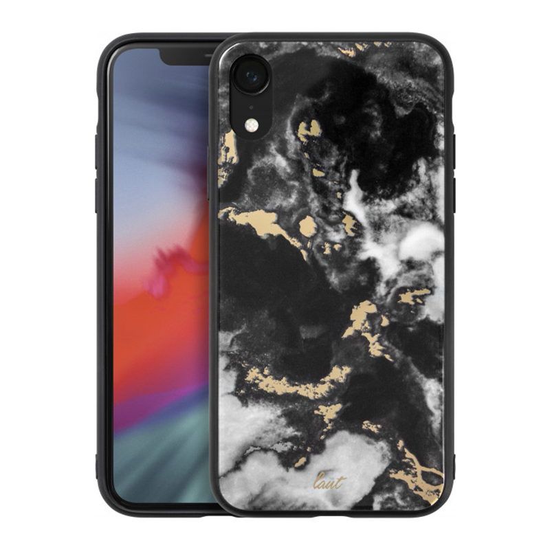 

Чехол LAUT MINERAL GLASS 9H для iPhone XR Mineral Black (LAUT_IP18-M_MG_MB)