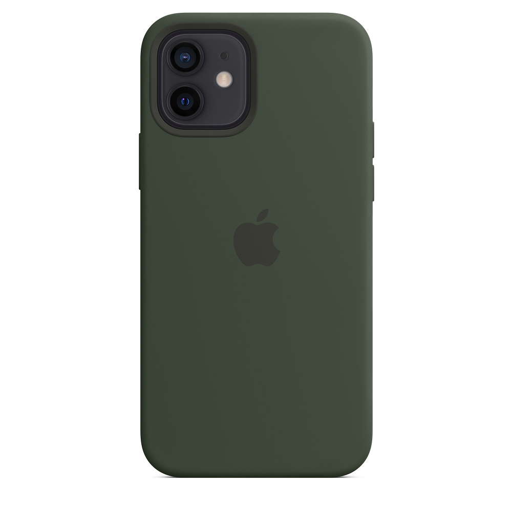 

Чехол iSpack Silicone Case для iPhone 12 | 12 Pro Cyprus Green without MagSafe OEM