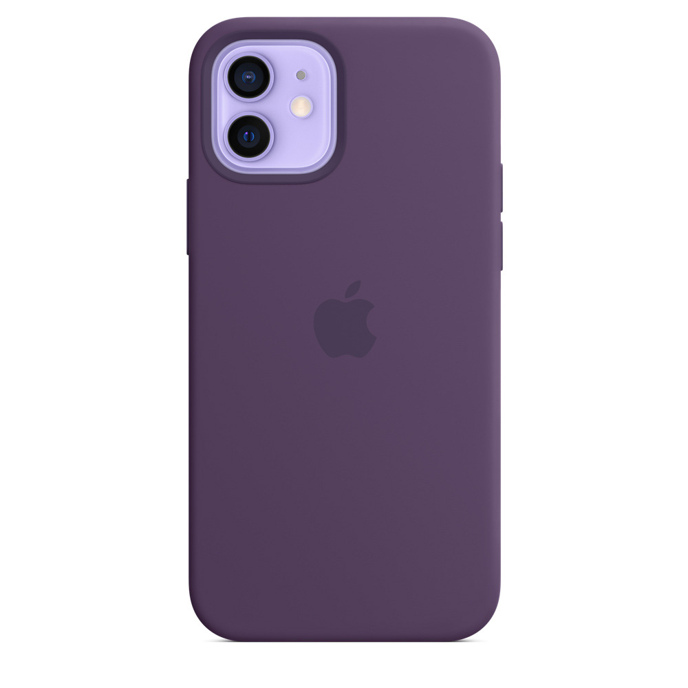 

Чехол iSpack Silicone Case для iPhone 12 | 12 Pro Amethyst with MagSafe OEM