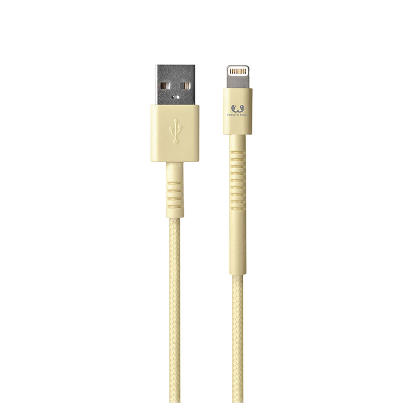 

Кабель Fresh 'N Rebel Fabriq USB-A to Lightning Cable 3 m Buttercup