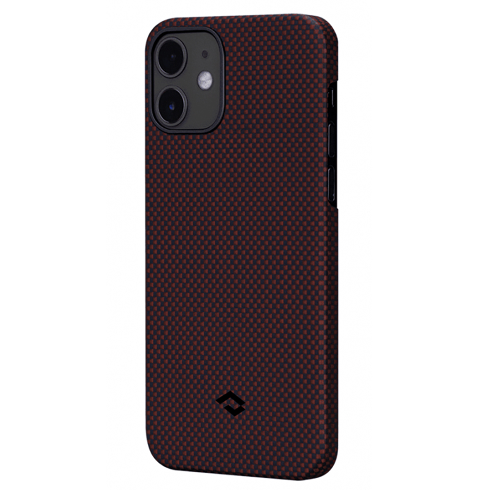 

Чехол Pitaka MagEZ Plain Black/Red для iPhone 12