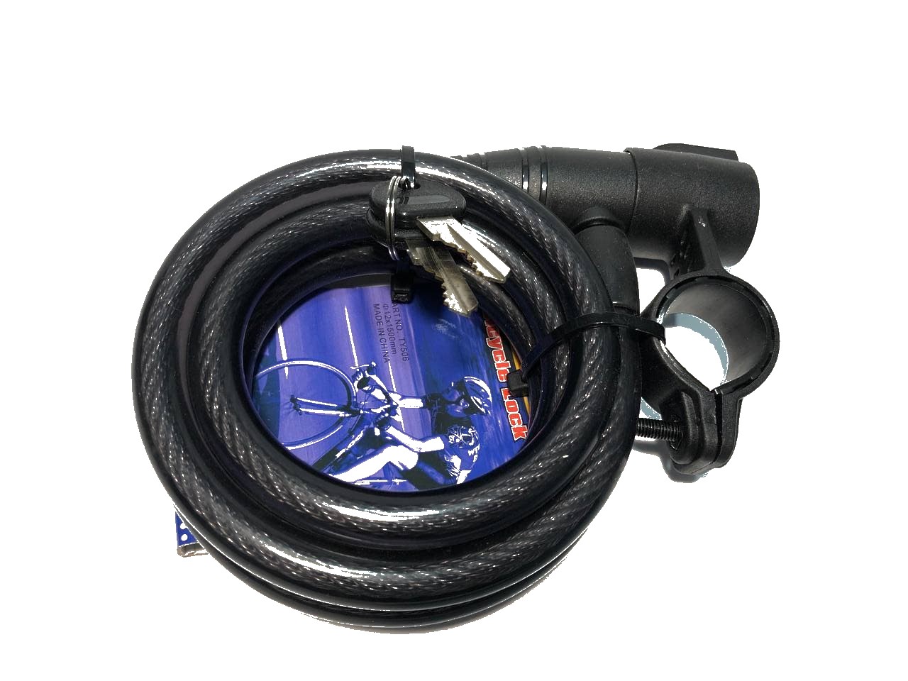 

Велозамок Ø12-1500mm TY506 Tonyon с ключом