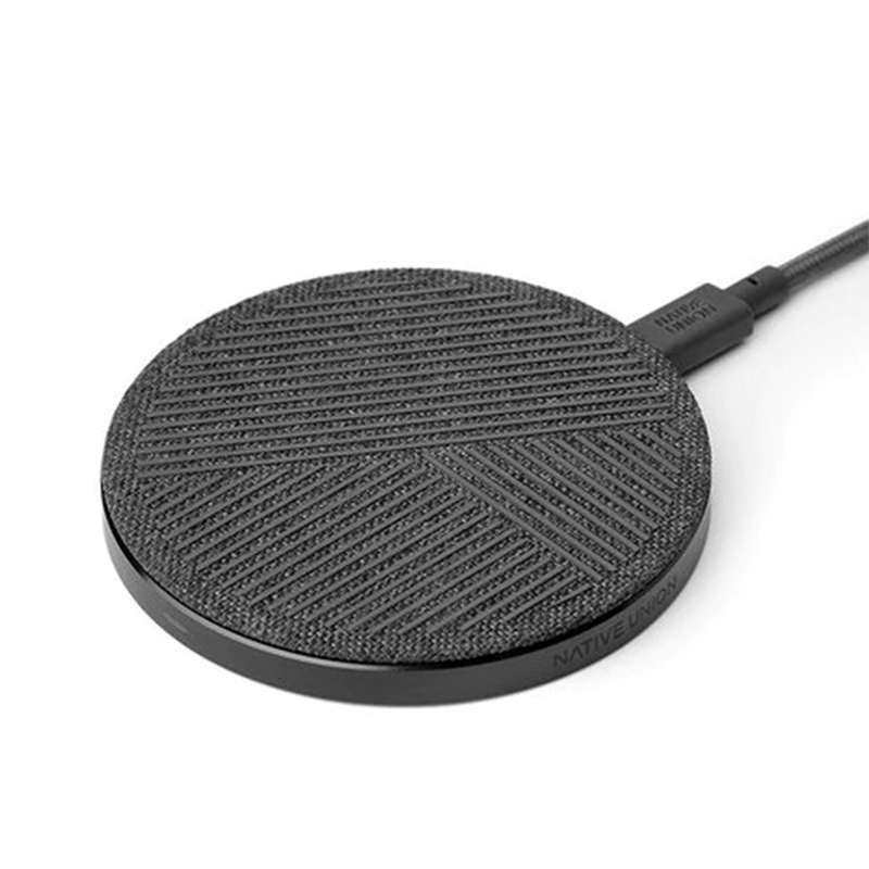 

Беспроводное зарядное устройство Native Union Drop Wireless Charger Fabric Slate (DROP-GRY-FB-V2)