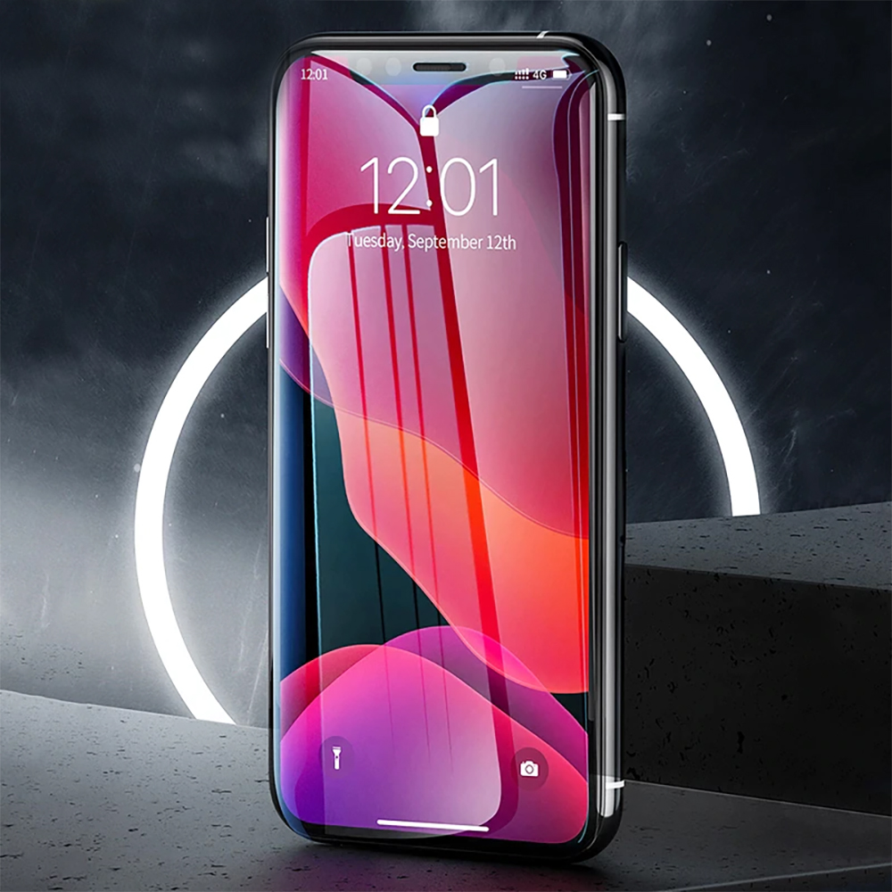 

Защитное стекло Baseus Full Coverage Curved Tempered Glass 0.25 mm Black (2 pcs pack) For iPhone 12 | 12 Pro (SGAPIPH61P-KC01)