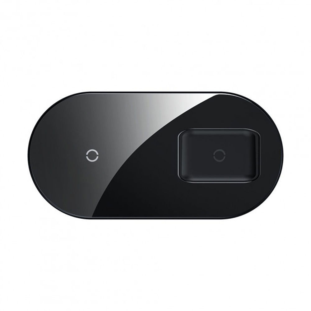 

Беспроводное зарядное устройство Baseus Simple 2-in-1 Wireless Charger Pro Edition Black (WXJK-C01)