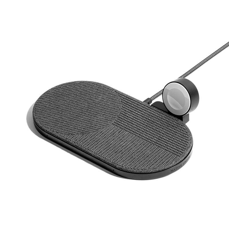 

Беспроводное зарядное устройство Native Union Drop XL Watch Wireless Charger Fabric Slate (DROP-XL-GRY-AW-UEU)