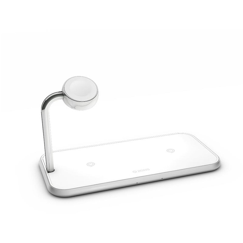 

Беспроводное зарядное устройство Zens Dual + Watch Aluminium Wireless Charger 10W White (ZEDC05W/00)