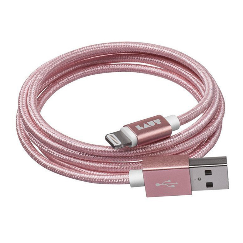 

Кабель LAUT LINK Metallics USB-A to Lightning 1.2 m Rose Gold (LAUT_LKM_LTN1.2_RG)