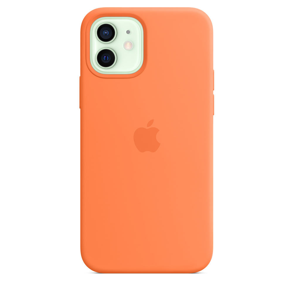 

Чехол iSpack Silicone Case для iPhone 12 | 12 Pro Kumquat with MagSafe OEM