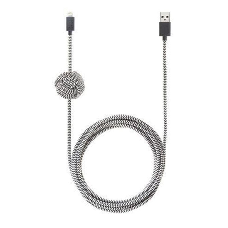 

Кабель Native Union Night Cable USB-A to Lightning Zebra 3 m (NCABLE-KV-L-ZEB)