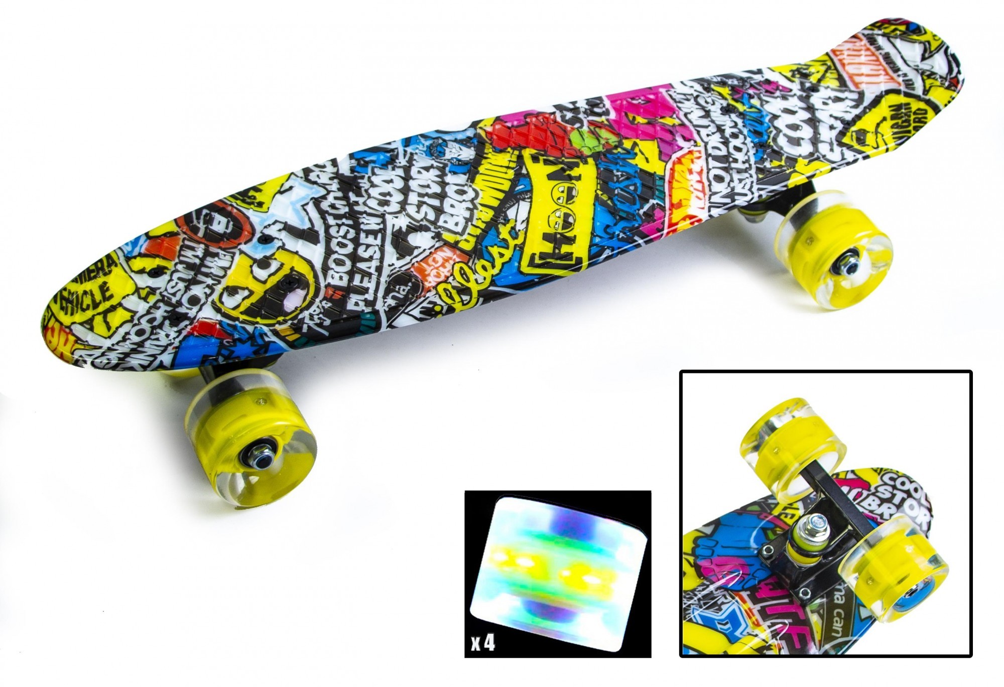 

Пенни борд (скейтборд) Penny Board "Fish" (CS-1856988420)