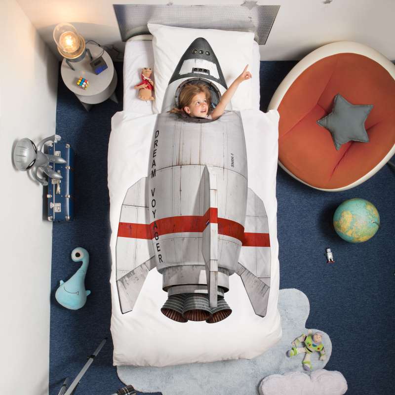 

Постельный комплект SNURK Rocket белый