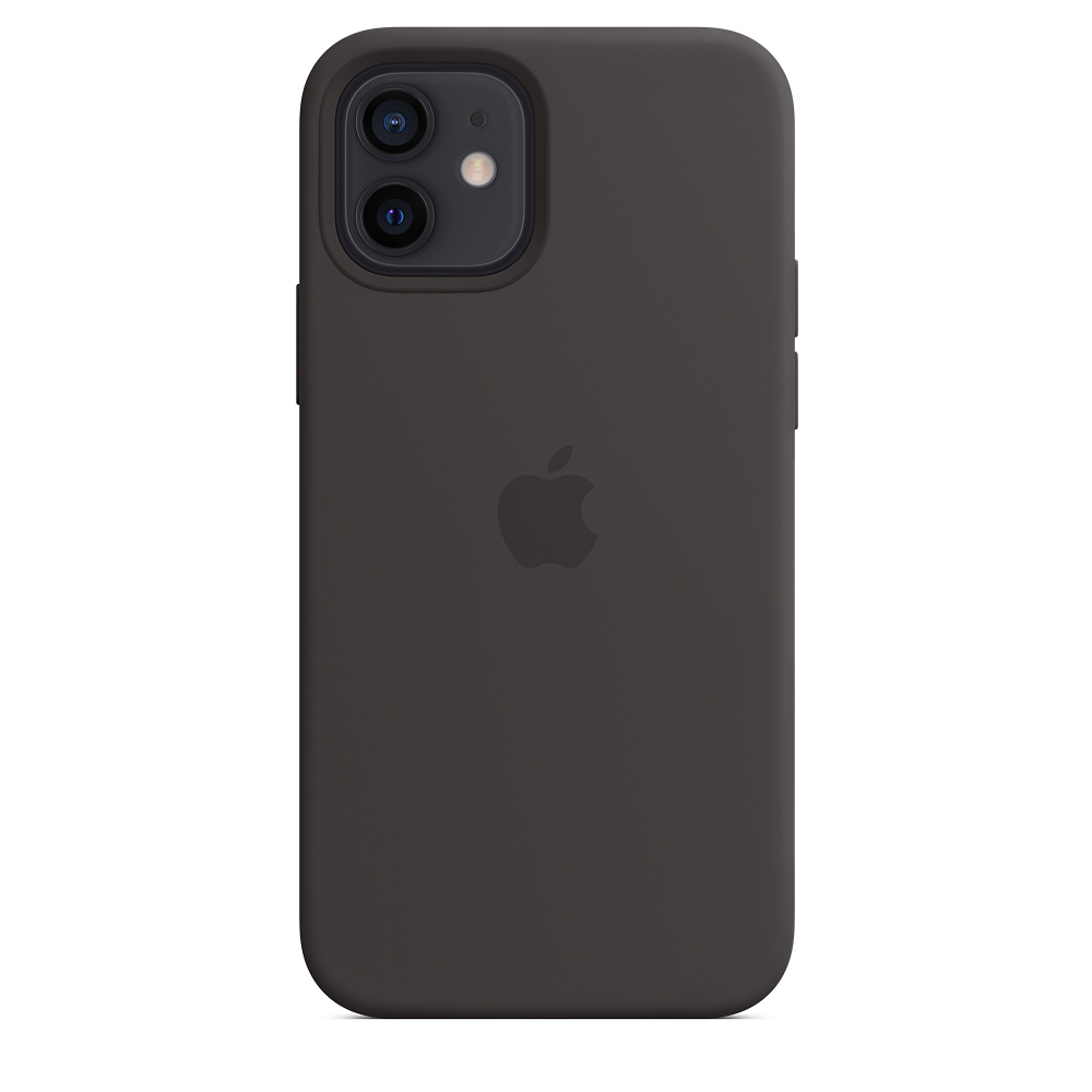 

Чехол iSpack Silicone Case для iPhone 12 | 12 Pro Black with MagSafe OEM