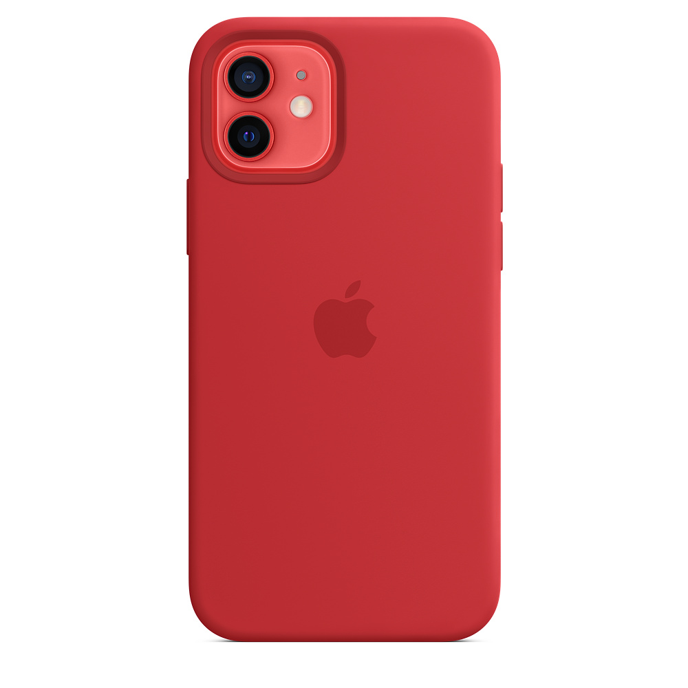 

Чехол iSpack Silicone Case для iPhone 12 | 12 Pro RED with MagSafe OEM